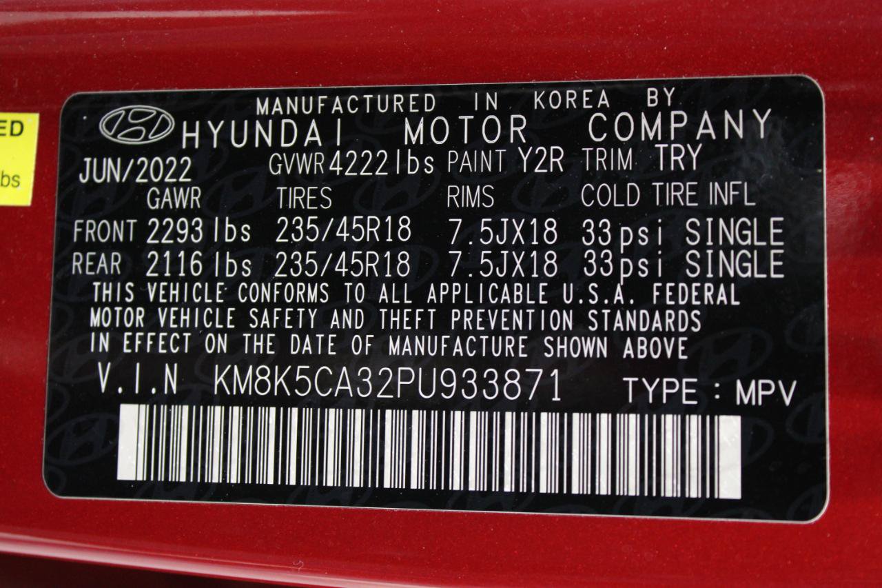 Used 2023 Hyundai Kona Limited AWD/4WD image 85