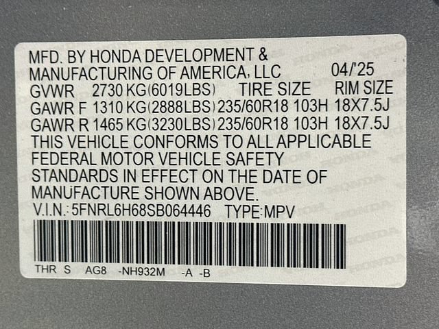 Used 2025 Honda Odyssey EX-L image 33