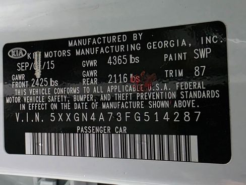 Used 2015 Kia Optima EX w/ EX Premium Package image 46