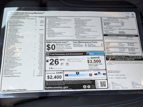 New 2026 BMW M240i Coupe w/ Premium Package RWD image 18