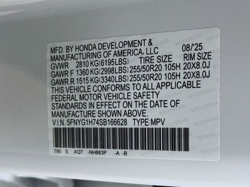 New 2025 Honda Pilot Touring image 41