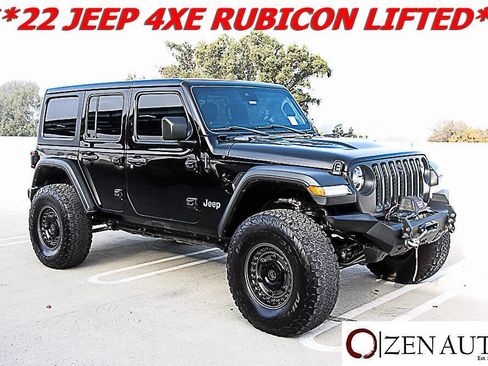 Used 2022 Jeep Wrangler Unlimited Rubicon 4xe w/ Cold Weather Group image 47