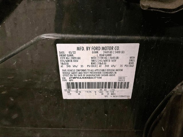Used 2022 Ford Edge SEL w/ Class II Trailer Tow Package AWD/4WD image 32