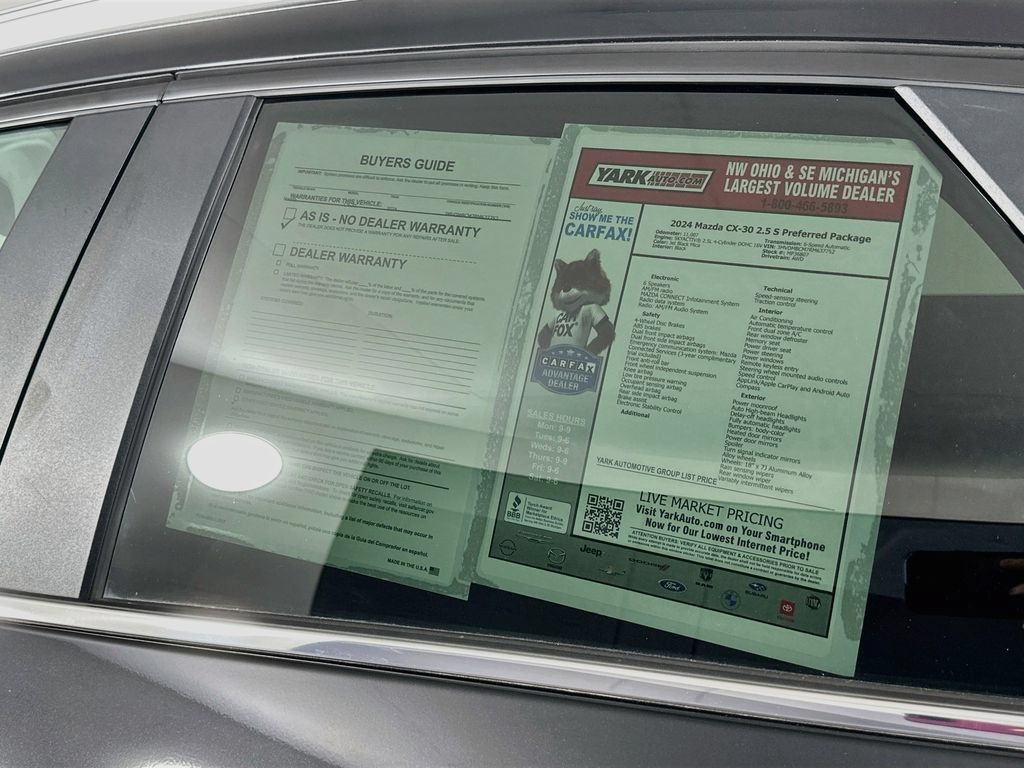 Certified 2024 MAZDA CX-30 AWD 2.5 S w/ Preferred Package image 12