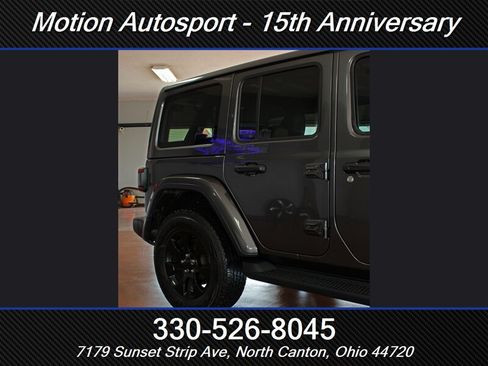 Used 2021 Jeep Wrangler Unlimited Sahara w/ Uconnect 4C Nav & Sound Group AWD/4WD image 53