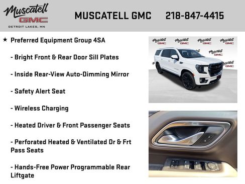 Used 2024 GMC Yukon XL SLT w/ SLT Premium Package AWD/4WD image 12