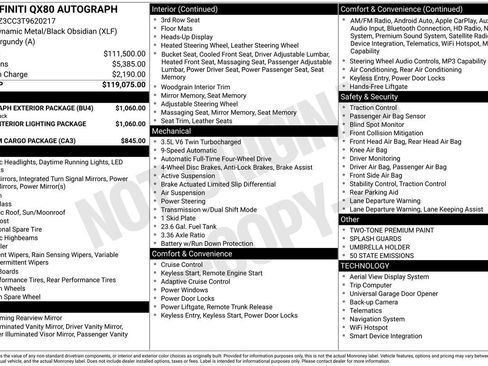 Certified 2026 INFINITI QX80 Autograph AWD/4WD image 35
