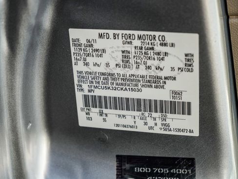 Used 2012 Ford Escape Limited AWD/4WD image 29