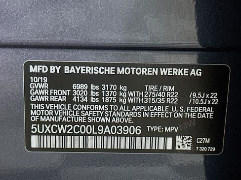 Used 2020 BMW X7 xDrive40i w/ Premium Package AWD/4WD image 24
