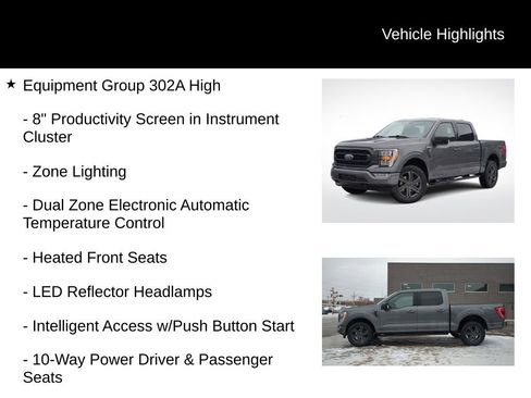 Certified 2023 Ford F150 XLT w/ Equipment Group 302A High image 11