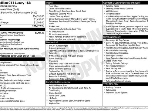 Used 2023 Cadillac CT4 Luxury w/ Sun And Sound Package image 2