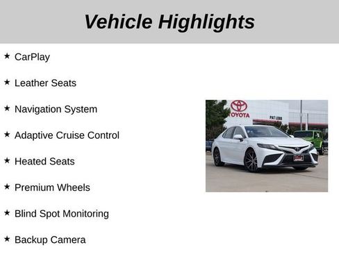Used 2024 Toyota Camry SE FWD image 5