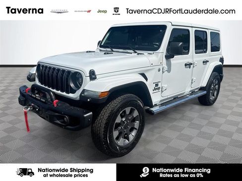 Used 2023 Jeep Wrangler Unlimited Sahara w/ LED Lighting Group AWD/4WD image 1