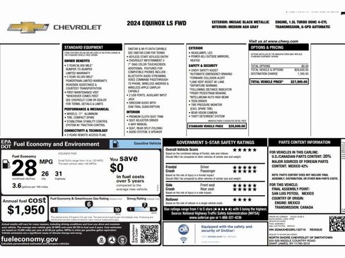 Used 2024 Chevrolet Equinox LS image 2