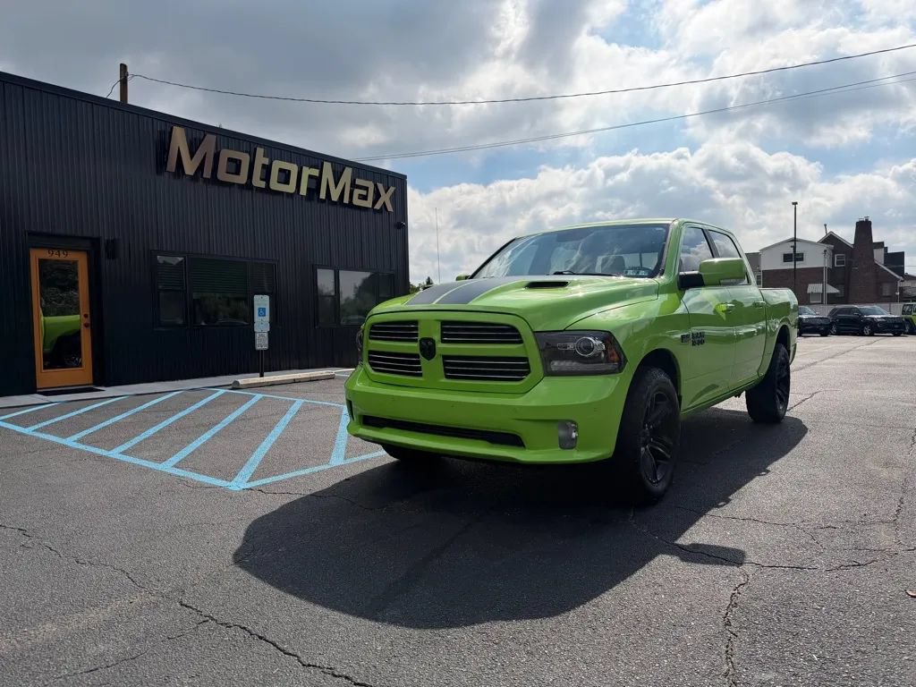Used 2017 RAM 1500 Sport w/ Sublime Green Sport Package AWD/4WD image 1