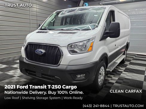 Used 2021 Ford Transit 250 Low Roof w/ Exterior Upgrade Package RWD image 1