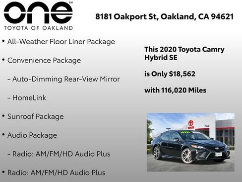Certified 2020 Toyota Camry SE image 5