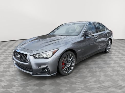 Used 2019 INFINITI Q50 Red Sport 400 w/ Proactive Package image 3