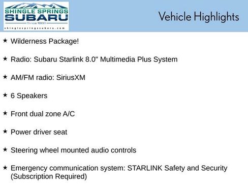 Used 2023 Subaru Forester Wilderness AWD/4WD image 5
