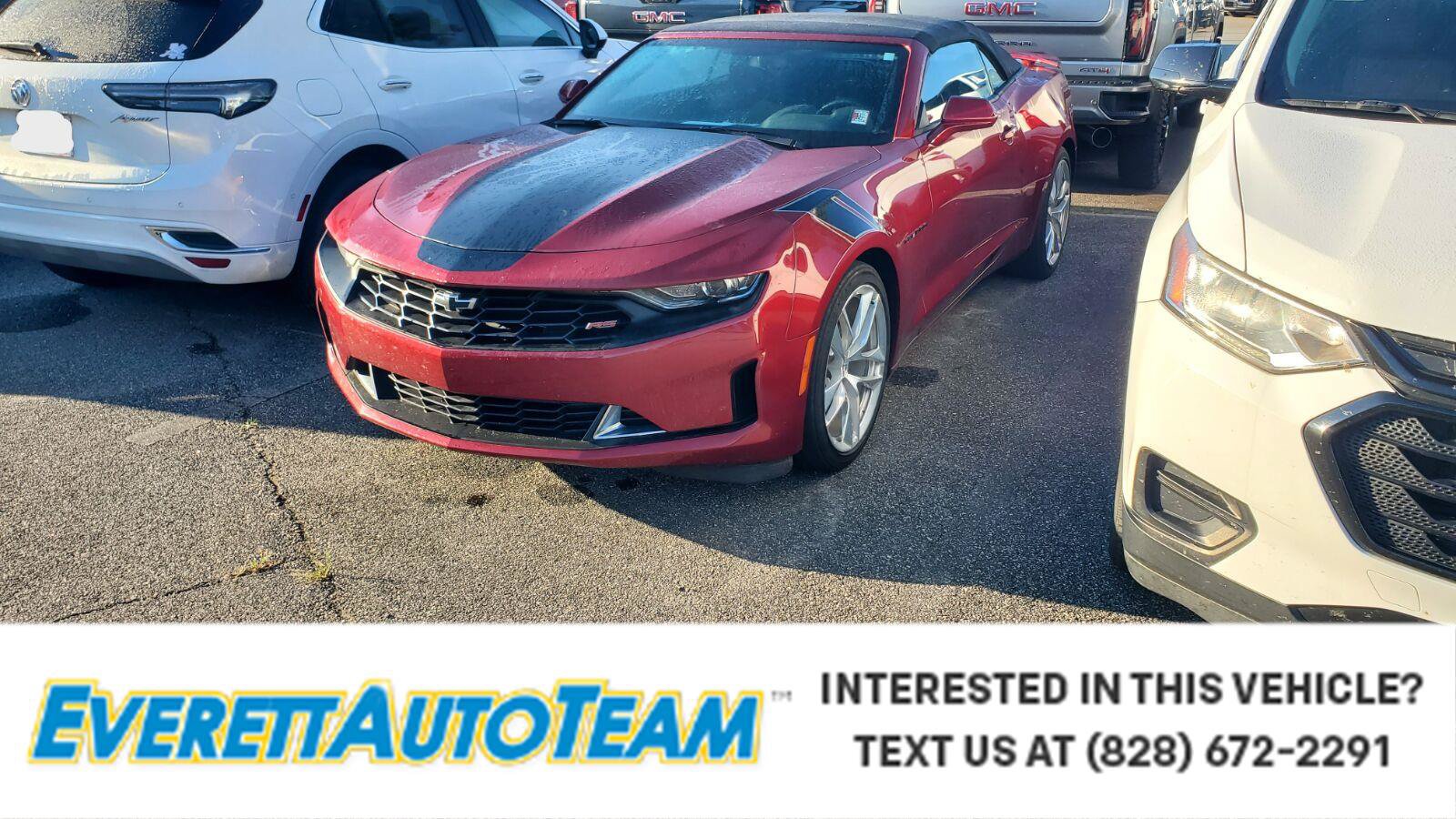 Used 2021 Chevrolet Camaro LT w/ Wild Cherry Design Package 1 RWD image 1