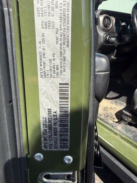 Used 2020 Jeep Wrangler Sport AWD/4WD image 10