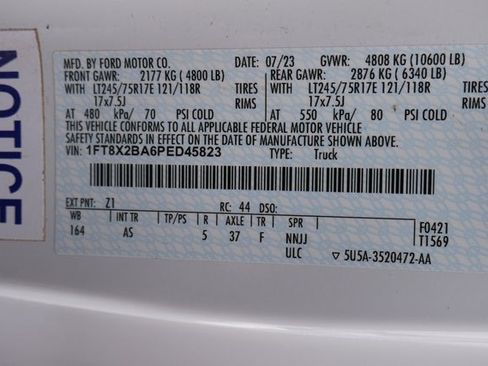 Used 2023 Ford F250 XL w/ F-250 >10K GVWR Package image 26