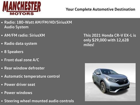 Used 2021 Honda CR-V EX-L image 2