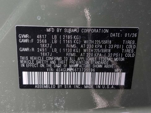 New 2026 Subaru Crosstrek 2.5i Limited image 32