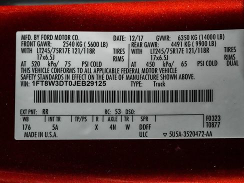 Used 2018 Ford F350 Lariat w/ Chrome Package AWD/4WD image 59