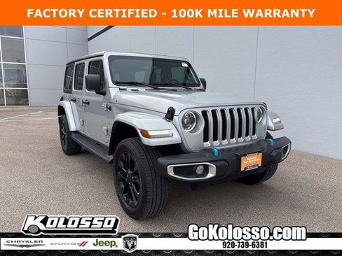 Certified 2023 Jeep Wrangler Sahara w/ Cold Weather Group image 1