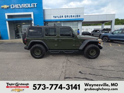 Used 2021 Jeep Wrangler Unlimited Rubicon w/ LED Lighting Group AWD/4WD image 1