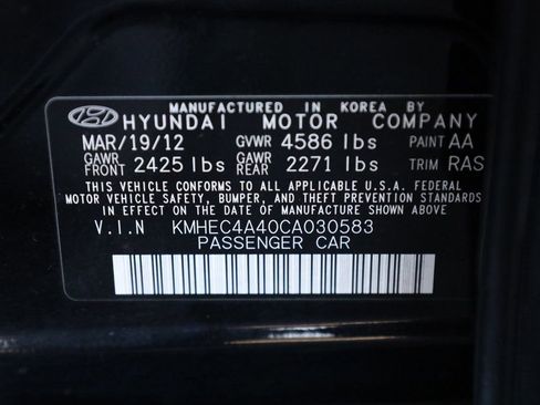 Used 2012 Hyundai Sonata Hybrid w/ Ultimate Pkg image 30