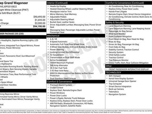 Used 2023 Jeep Grand Wagoneer 4WD image 6