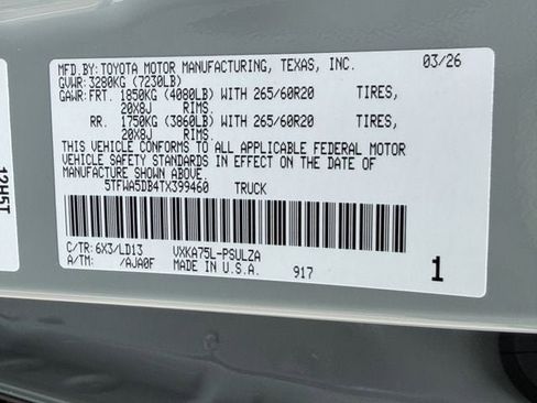 Used 2026 Toyota Tundra Limited image 35