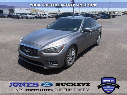 Used 2021 INFINITI Q50 Luxe RWD image 1