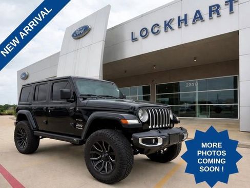 Used 2022 Jeep Wrangler Unlimited Sahara w/ LED Lighting Group image 1