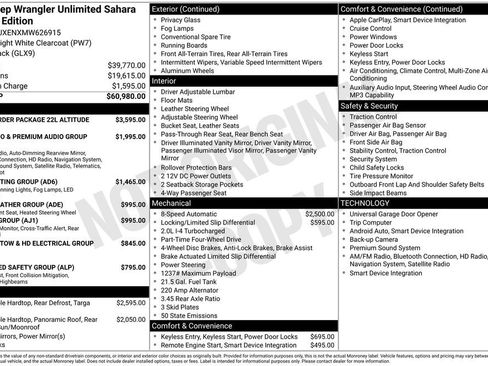 Used 2021 Jeep Wrangler Unlimited Sahara image 37