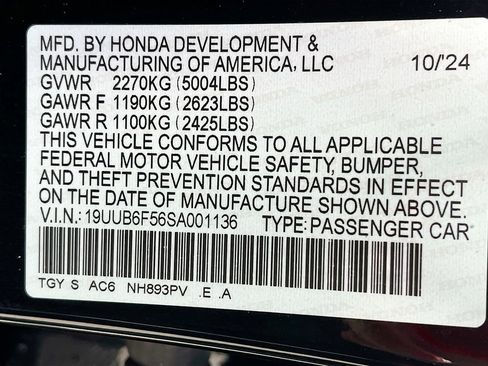 Used 2025 Acura TLX SH-AWD w/ A-SPEC Pkg image 34