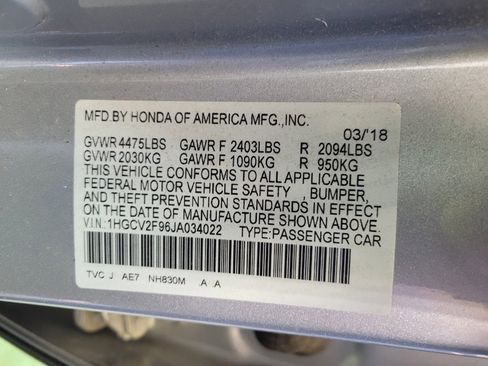 Used 2018 Honda Accord Touring image 33