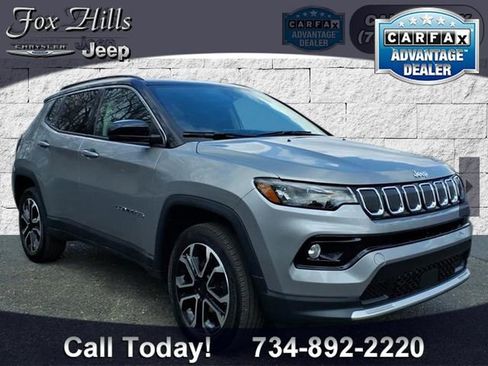 Certified 2022 Jeep Compass Limited AWD/4WD image 1