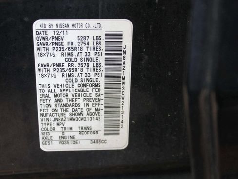 Used 2012 Nissan Murano S AWD/4WD image 10