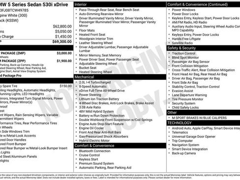 New 2026 BMW 530i xDrive w/ M Sport Package image 2