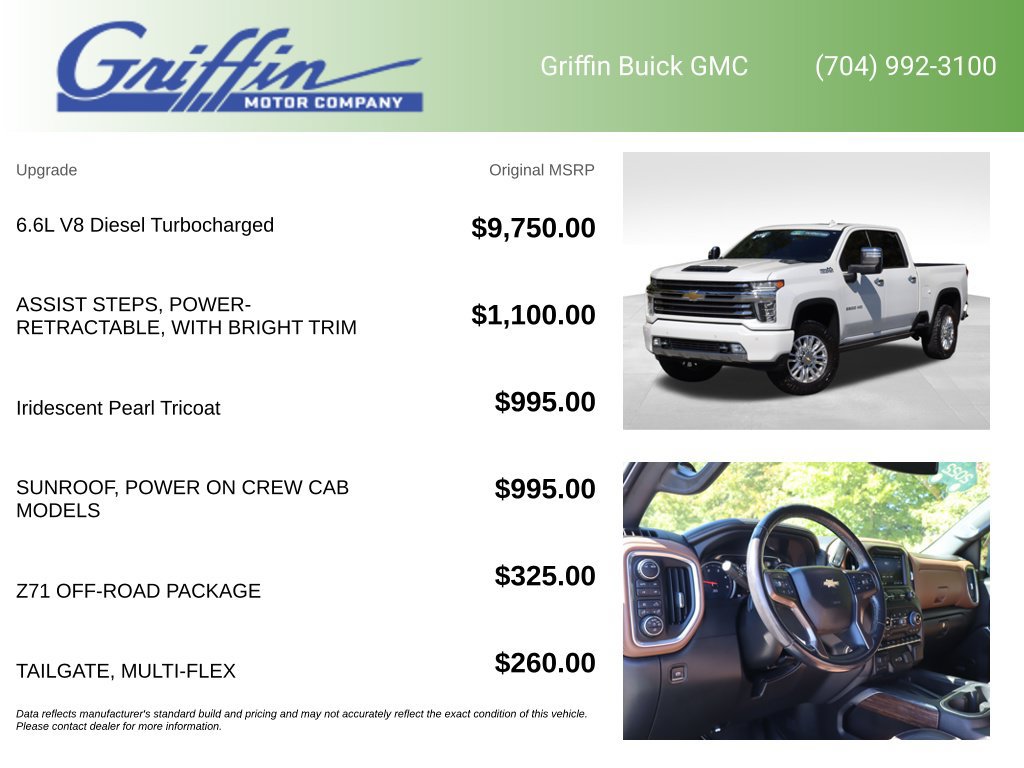 Certified 2022 Chevrolet Silverado 2500 High Country w/ Z71 Off-Road Package AWD/4WD image 6