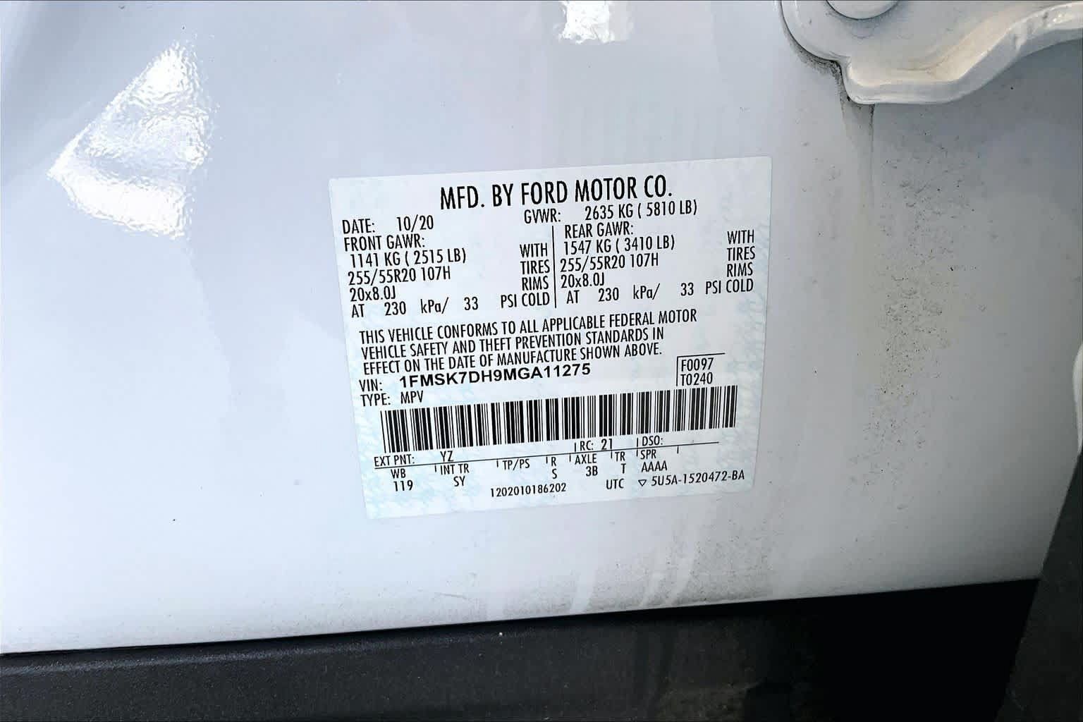 Used 2021 Ford Explorer XLT w/ Equipment Group 202A RWD image 31