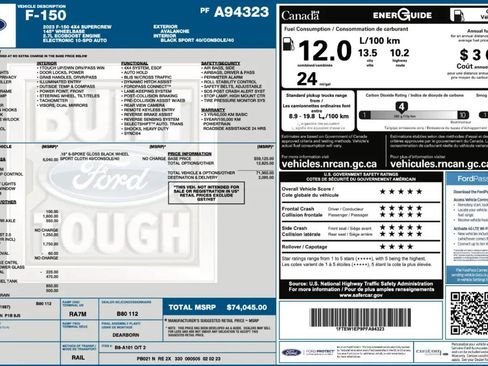 Used 2023 Ford F150 XLT w/ Equipment Group 302A High AWD/4WD image 10