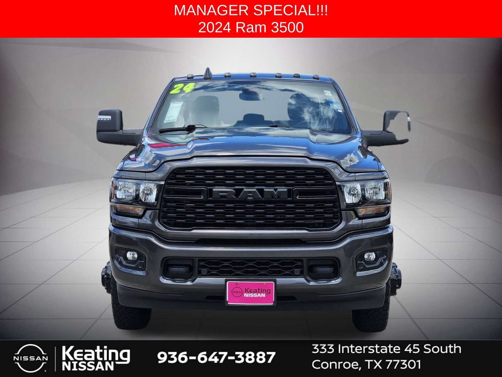 Used 2024 RAM 3500 Lone Star w/ Night Edition AWD/4WD image 2