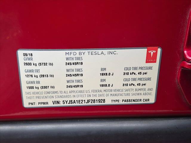 Used 2018 Tesla Model S 75D AWD/4WD image 19
