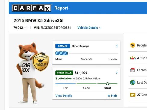 Used 2015 BMW X5 xDrive35i AWD/4WD image 10