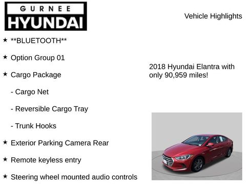 Used 2018 Hyundai Elantra SEL w/ Cargo Package FWD image 7