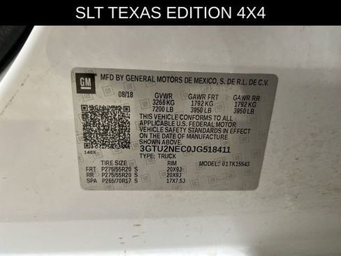 Used 2018 GMC Sierra 1500 SLT w/ Texas SLT Premium Package image 29